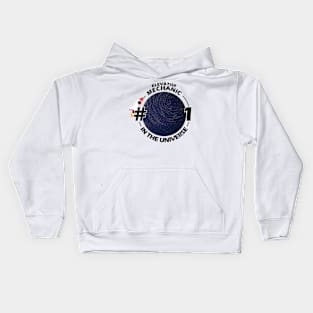 #1 elevator mechanic in the universe Kids Hoodie